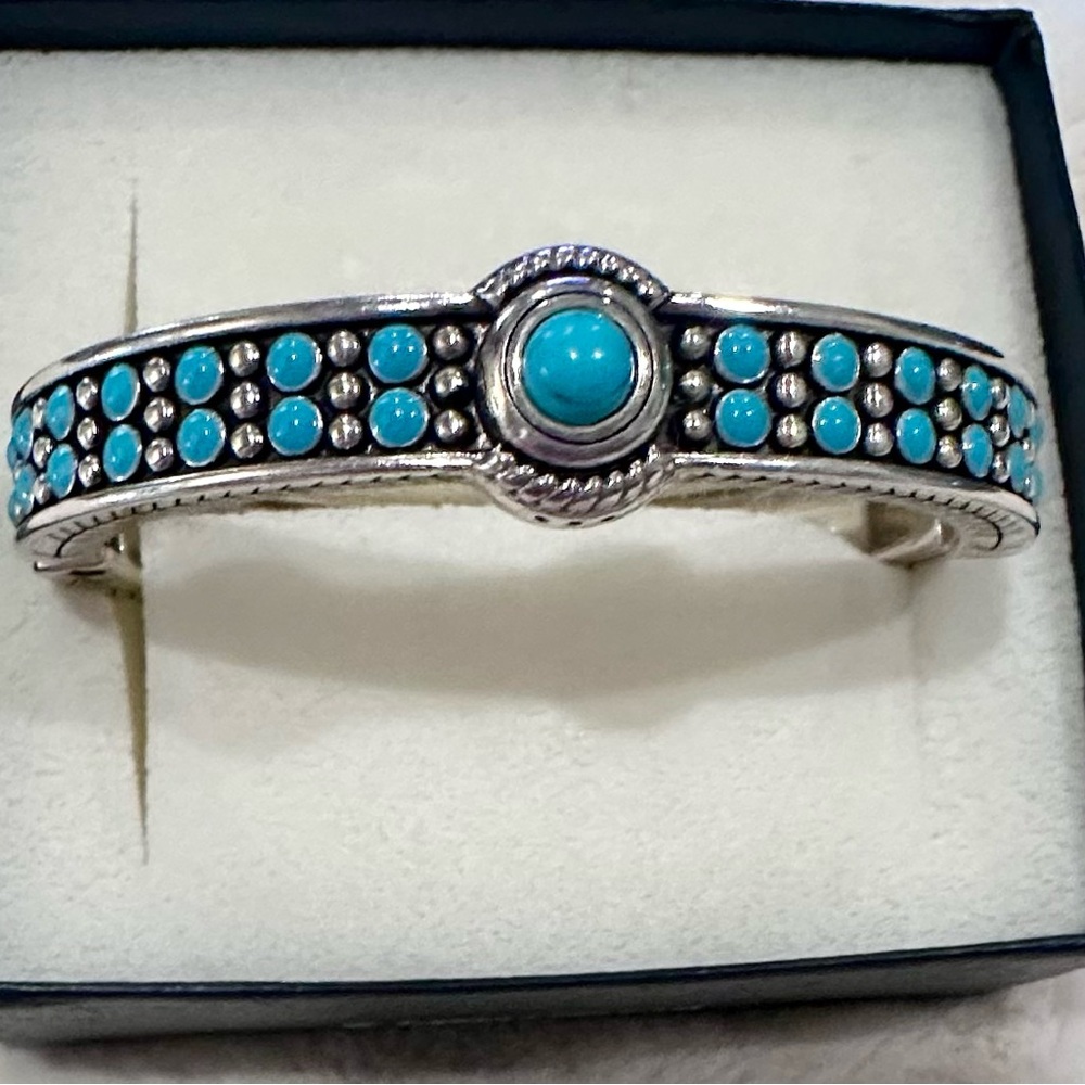 Brighton Turquoise and Silver Bracelet